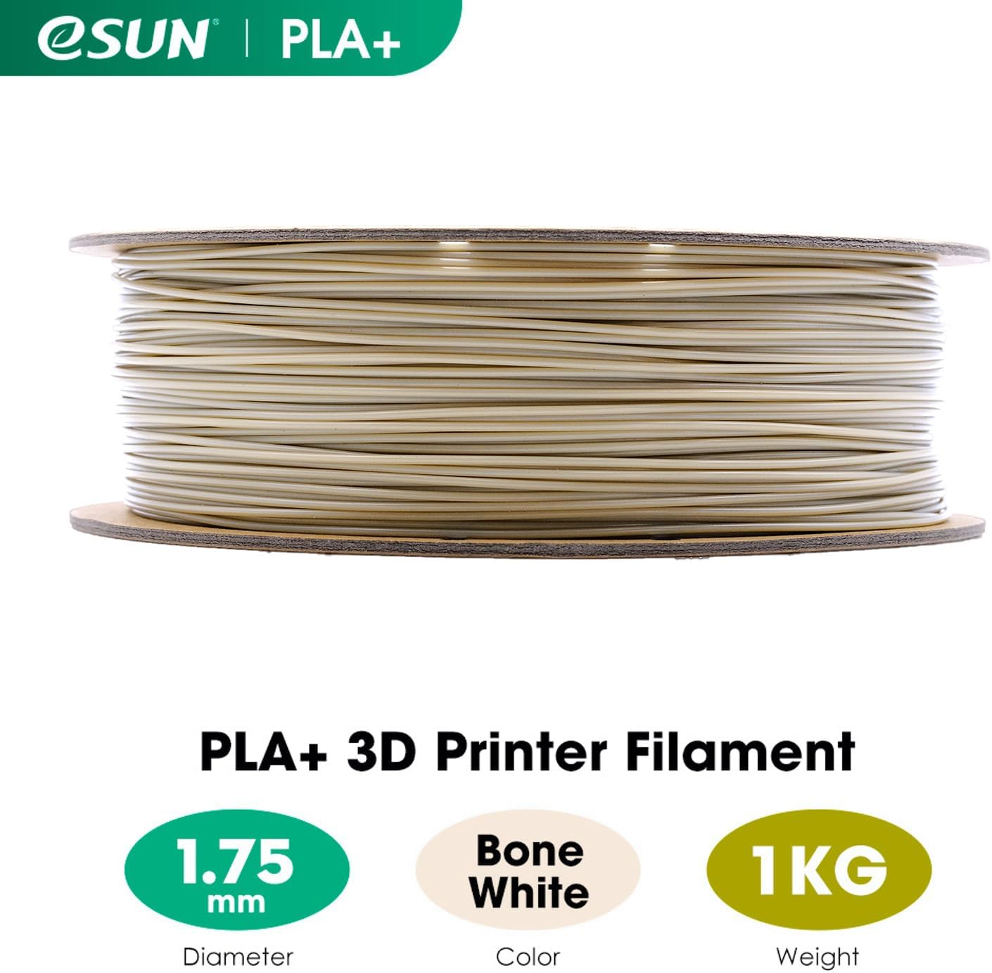 3D Printing Filament 1.75mm 1KG Black, High Accuracy