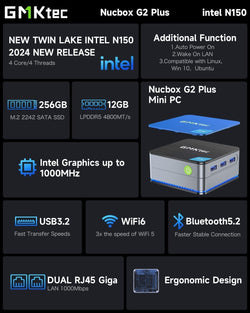 Image of Mini PC Intel N150 (Turbo 3.6GHz)