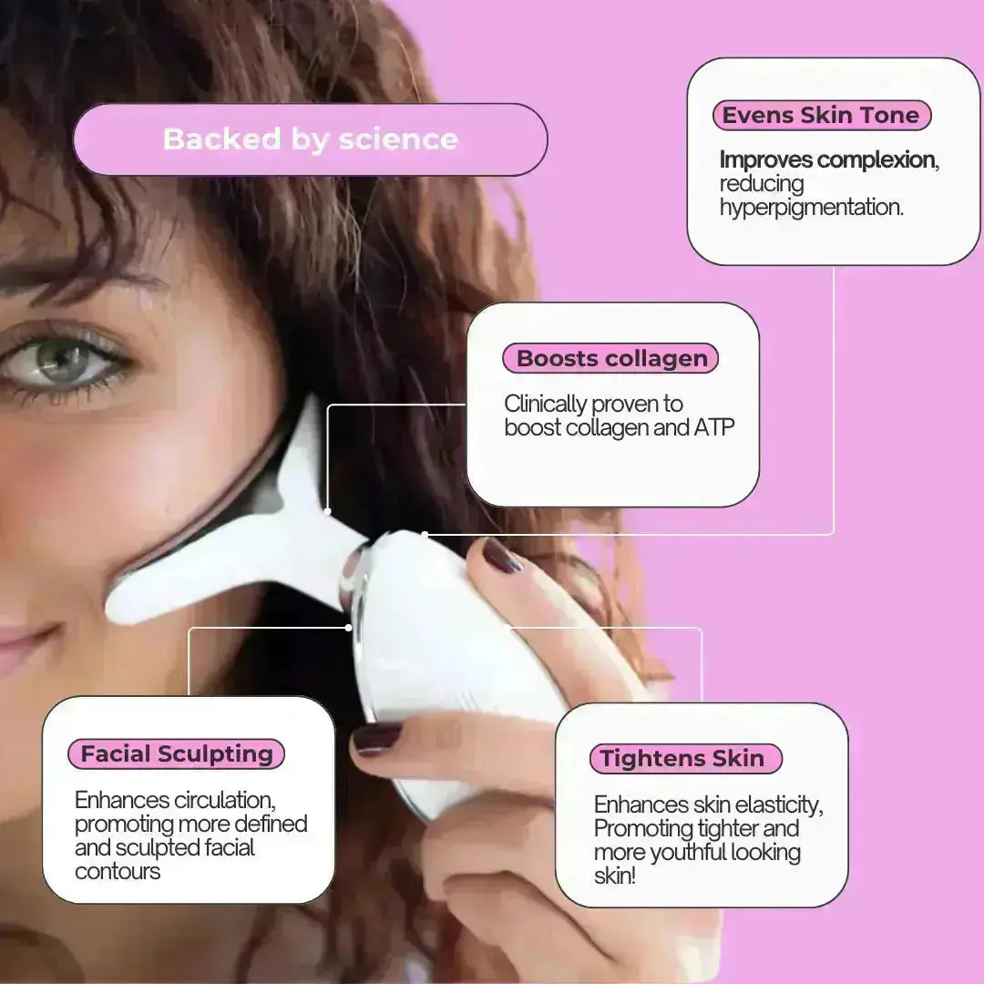 7-in-1 LED Facial Sculptor – Firm, Brighten & Rejuvenate Your Skin at Home