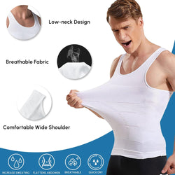 Image of Men's Shaper Slimming Undershirts T-Shirt