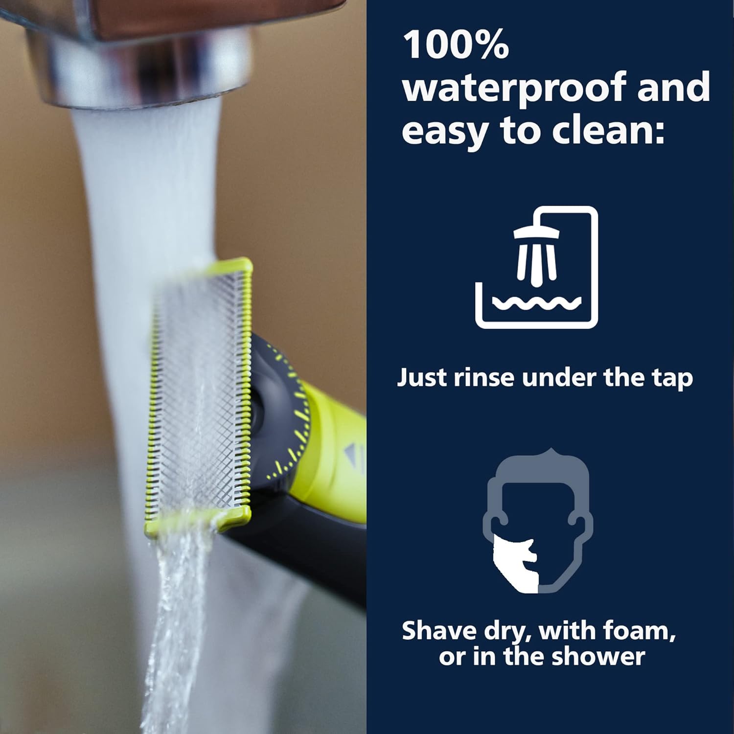 Philips Norelco One Blade Pro 360 Face + Body – Trim, Edge & Shave All Lengths