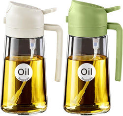 Image of Olive Oil Dispenser, 2 in 1 Oil Sprayer for Cooking