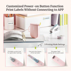Image of Upgraded Bluetooth Label Maker – Portable, Smart Label Printing, High-Quality, Wireless Thermal Printer