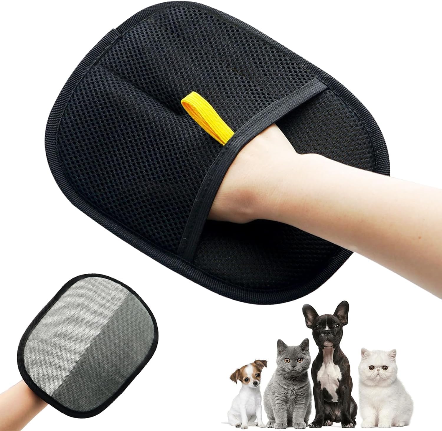 Reusable Pet Hair Removal Glove for Furniture, Clothing & Carpet