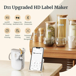 Image of Upgraded Bluetooth Label Maker – Portable, Smart Label Printing, High-Quality, Wireless Thermal Printer