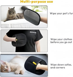 Image of Reusable Pet Hair Removal Glove for Furniture, Clothing & Carpet