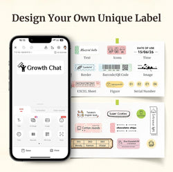 Image of Upgraded Bluetooth Label Maker – Portable, Smart Label Printing, High-Quality, Wireless Thermal Printer