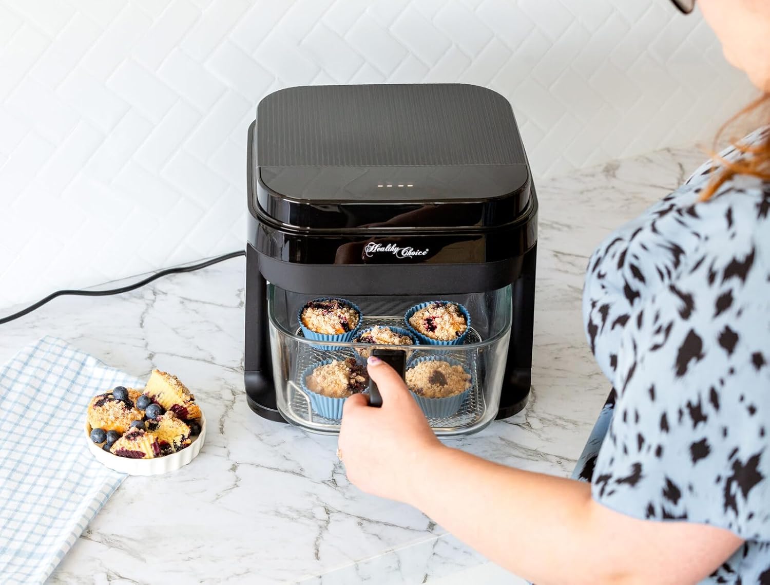 Healthy Choice 6.5L Glass Digital Air Fryer