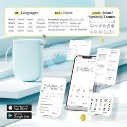 Image of Upgraded Bluetooth Label Maker – Portable, Smart Label Printing, High-Quality, Wireless Thermal Printer