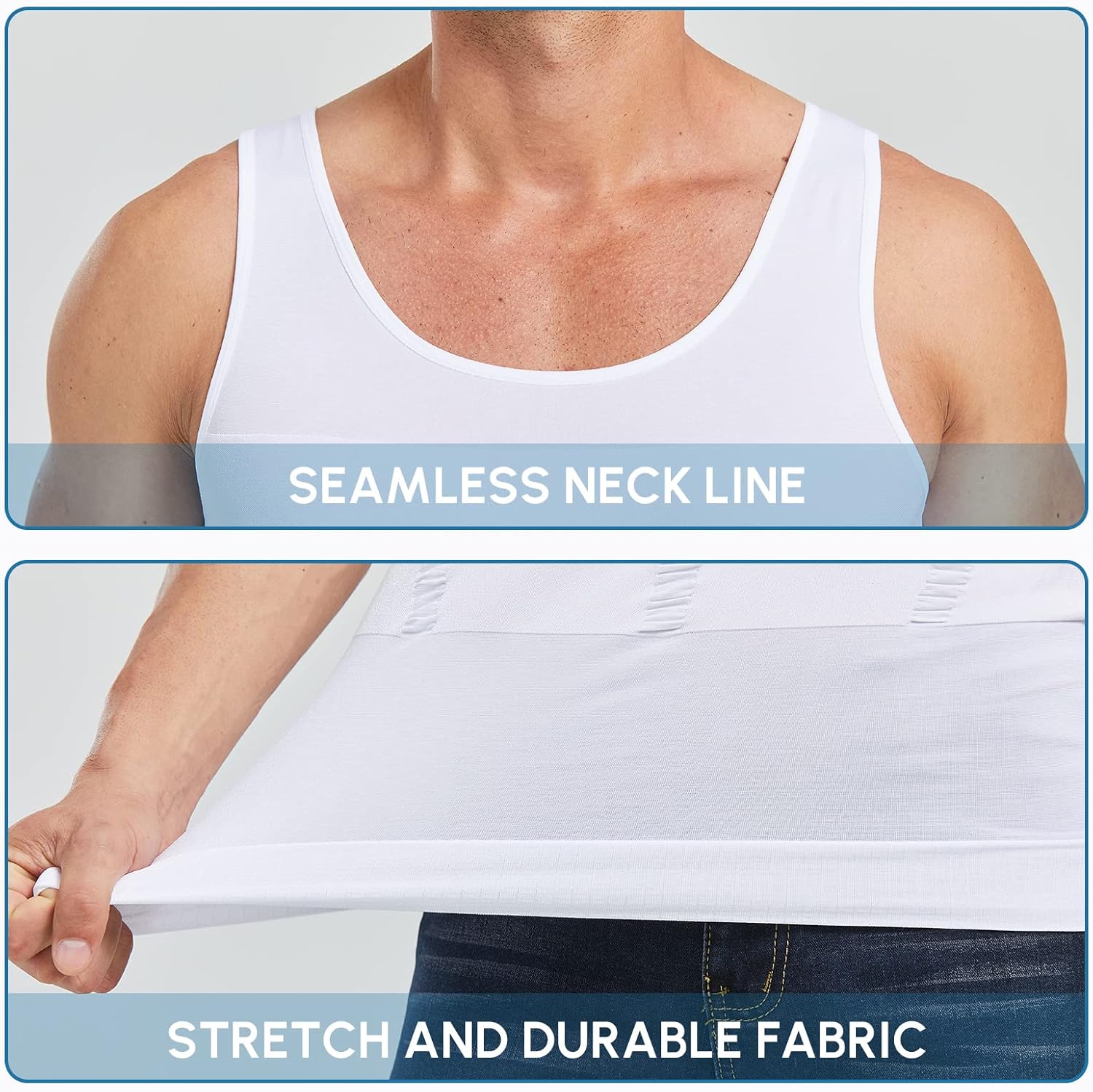 Men's Shaper Slimming Undershirts T-Shirt