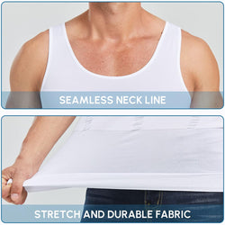 Image of Men's Shaper Slimming Undershirts T-Shirt