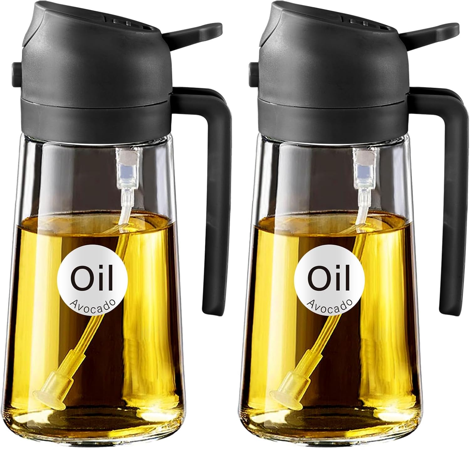 Olive Oil Dispenser, 2 in 1 Oil Sprayer for Cooking