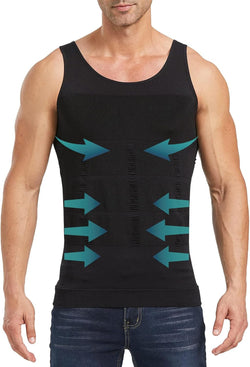 Image of Men's Shaper Slimming Undershirts T-Shirt