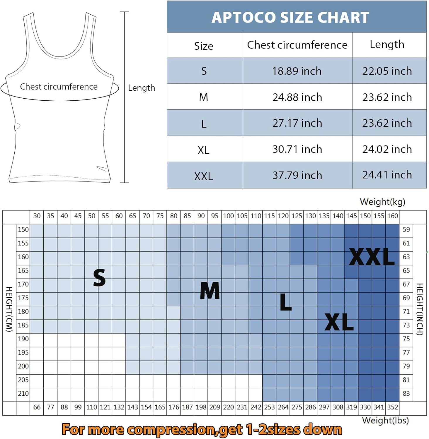 Men's Shaper Slimming Undershirts T-Shirt