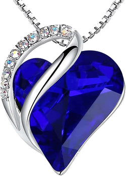 Image of Leafael Infinity Love Heart Necklace Birthstone Necklace for Women