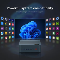Image of E4 Mini PC – AMD Ryzen 5 3550H | 16GB RAM, 1TB NVMe SSD | Triple Display Support