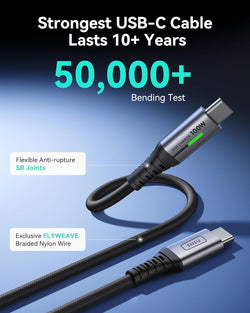 Image of charging 2 Pack 100W USB-C to USB-C Cable (2M)