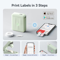 Image of Upgraded Bluetooth Label Maker – Portable, Smart Label Printing, High-Quality, Wireless Thermal Printer