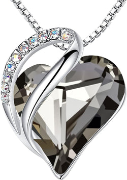 Image of Leafael Infinity Love Heart Necklace Birthstone Necklace for Women