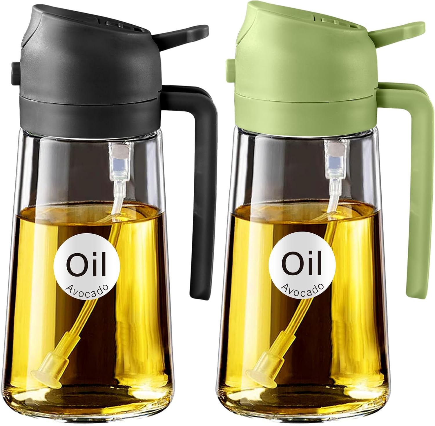 Olive Oil Dispenser, 2 in 1 Oil Sprayer for Cooking