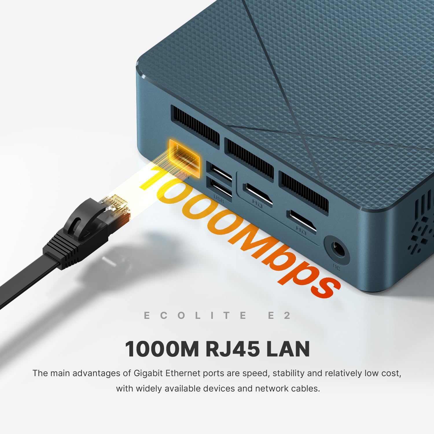E4 Mini PC – AMD Ryzen 5 3550H | 16GB RAM, 1TB NVMe SSD | Triple Display Support