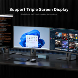 Image of E4 Mini PC – AMD Ryzen 5 3550H | 16GB RAM, 1TB NVMe SSD | Triple Display Support