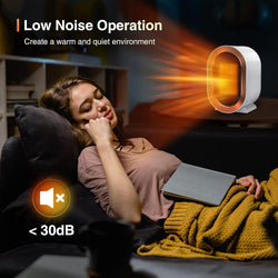 Image of 1200W Portable Electric Heater Fan