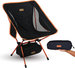 Image of Folding Camping Chair – 7075 Aluminium Frame, Ripstop Fabric, Quick Setup, 136kg Support