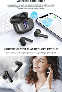 Image of Wireless Bluetooth 5.3 Earbuds – 48H Playtime