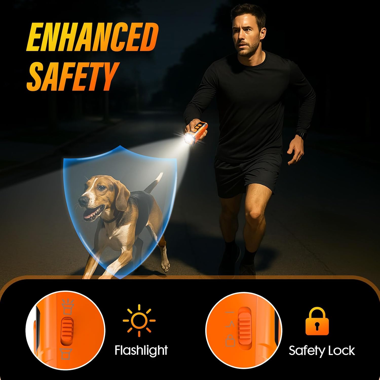 Dog Bark Deterrent Device - Ultrasonic Anti-Barking Trainer with 6 Modes | 3X Frequency Control