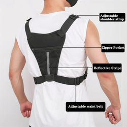 Image of Running chest bag, Water Resistant Sports Chest Bag