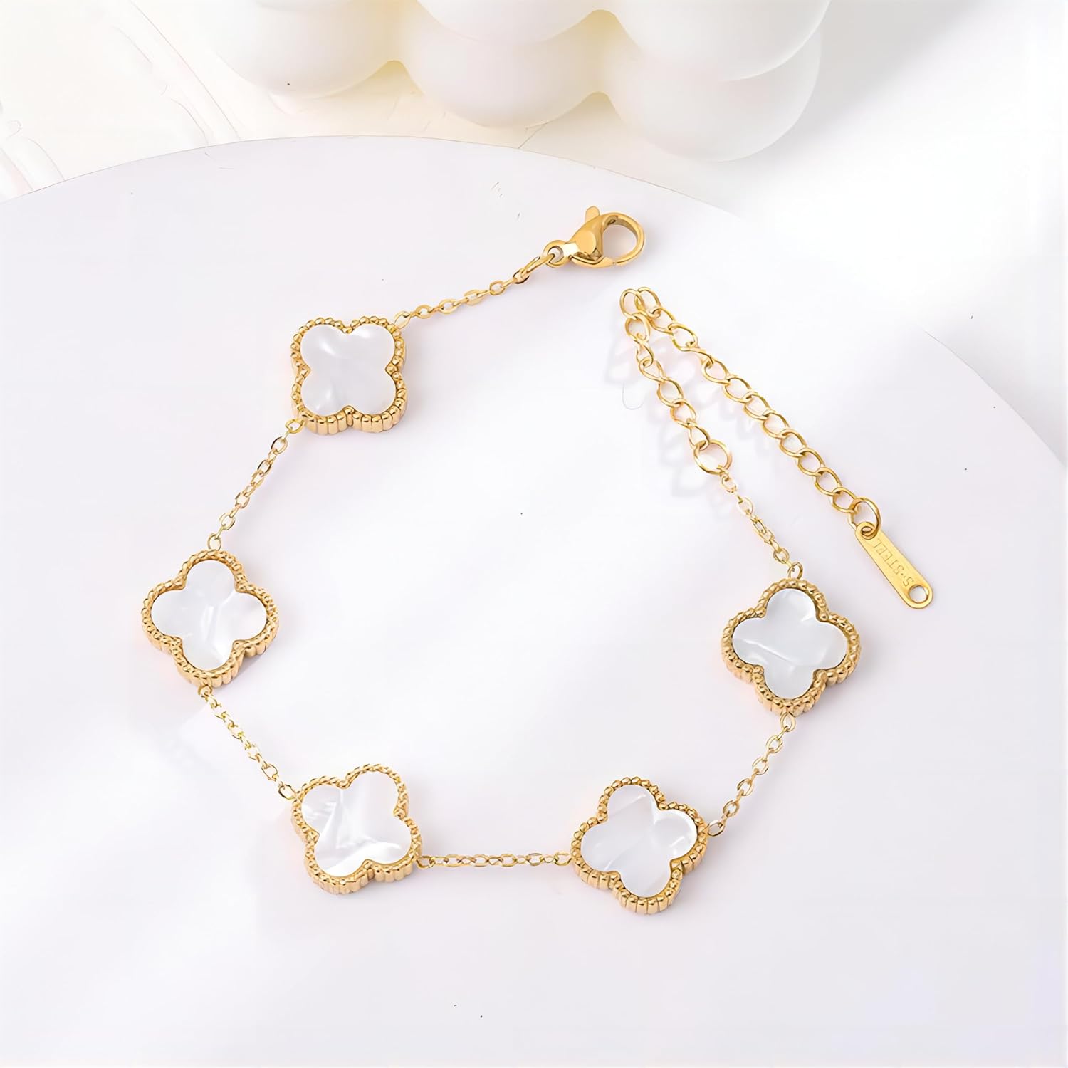 Four Leaf Clover Bracelet for Women & Girls