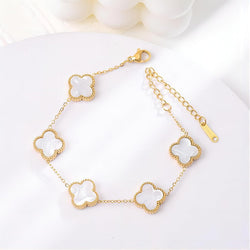 Image of Four Leaf Clover Bracelet for Women & Girls