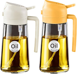 Image of Olive Oil Dispenser, 2 in 1 Oil Sprayer for Cooking
