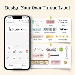 Image of Upgraded Bluetooth Label Maker – Portable, Smart Label Printing, High-Quality, Wireless Thermal Printer