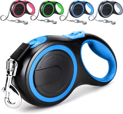 Image of Retractable Dog Leash with Anti-Slip Handle – 8m / 5m, Heavy Duty No-Tangle (Blue, 8m)