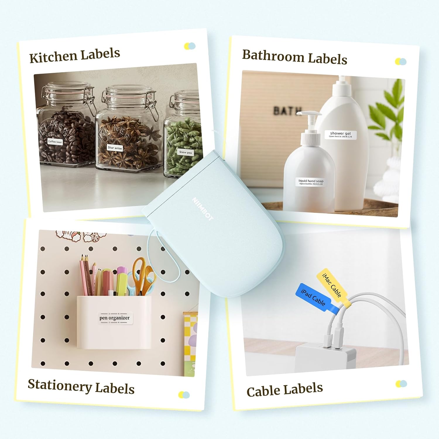 Upgraded Bluetooth Label Maker – Portable, Smart Label Printing, High-Quality, Wireless Thermal Printer