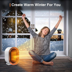 Image of 1200W Portable Electric Heater Fan