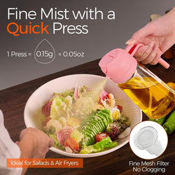 Image of Olive Oil Dispenser, 2 in 1 Oil Sprayer for Cooking