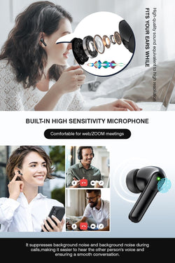 Image of Wireless Bluetooth 5.3 Earbuds – 48H Playtime