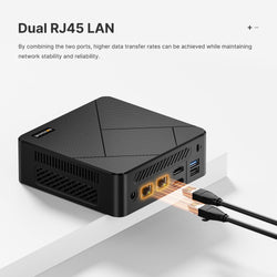 Image of E4 Mini PC – AMD Ryzen 5 3550H | 16GB RAM, 1TB NVMe SSD | Triple Display Support