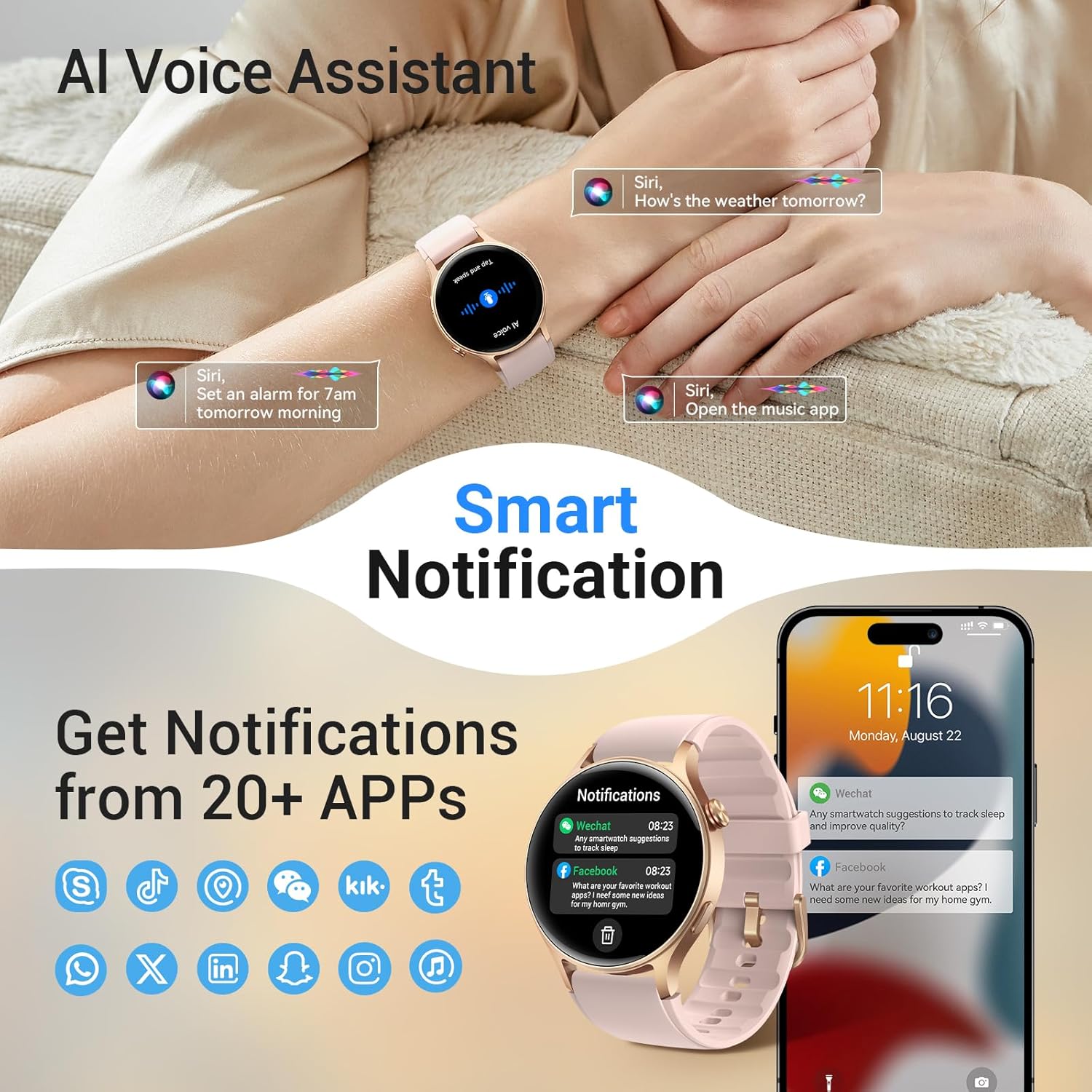 Smart Watch for Women – 1.32