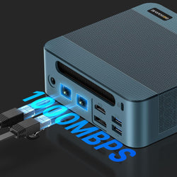 Image of E4 Mini PC – AMD Ryzen 5 3550H | 16GB RAM, 1TB NVMe SSD | Triple Display Support