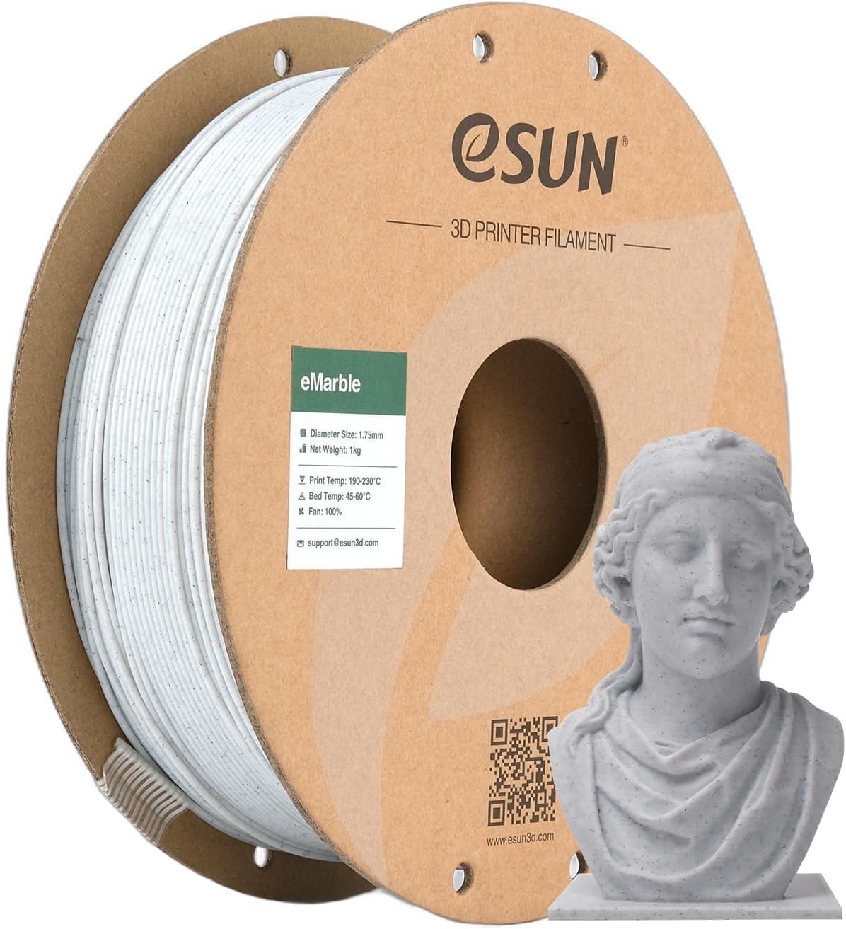 3D Printing Filament 1.75mm 1KG Black, High Accuracy