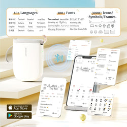 Image of Upgraded Bluetooth Label Maker – Portable, Smart Label Printing, High-Quality, Wireless Thermal Printer
