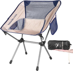 Image of Folding Camping Chair – 7075 Aluminium Frame, Ripstop Fabric, Quick Setup, 136kg Support