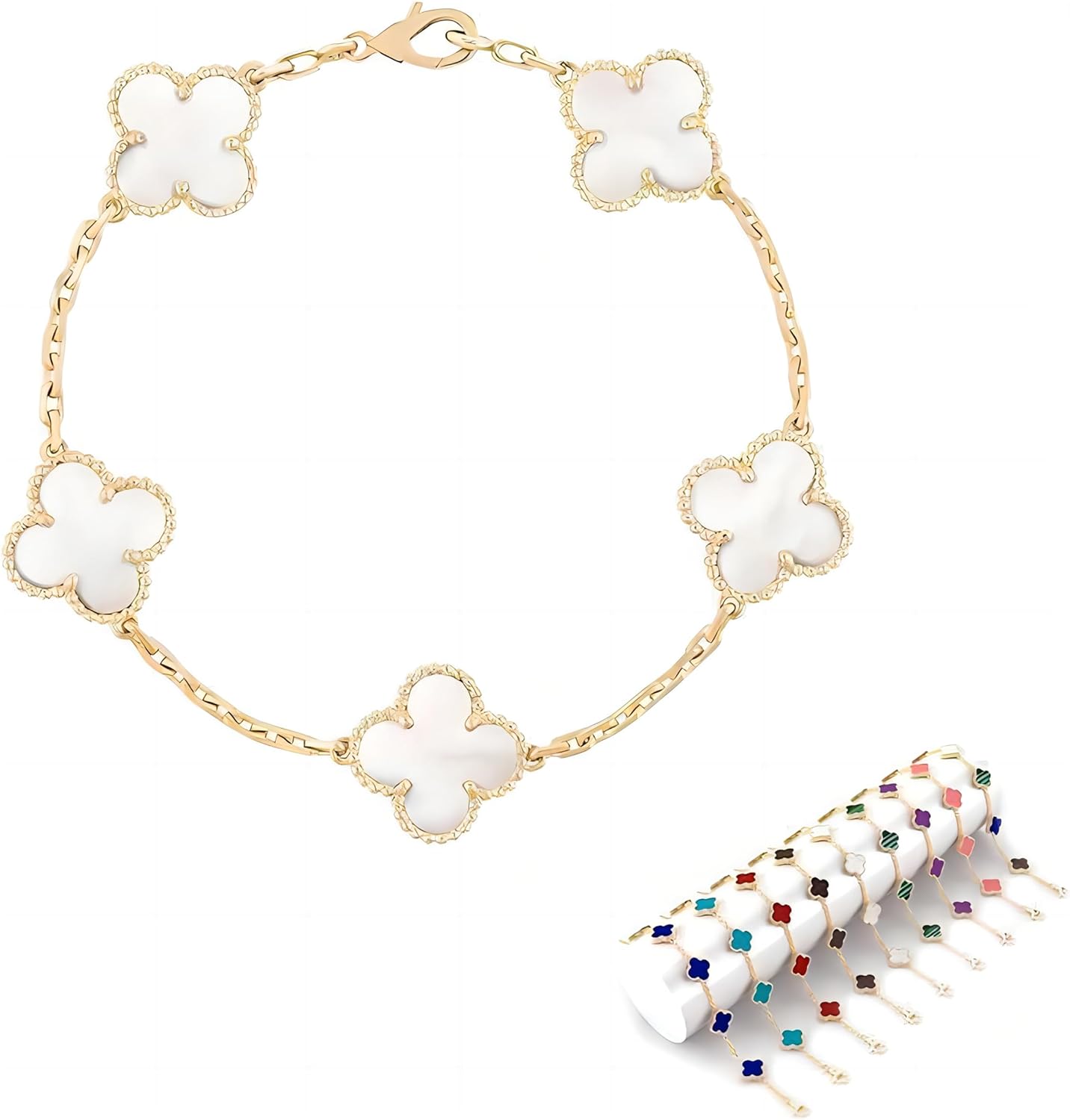 Four Leaf Clover Bracelet for Women & Girls