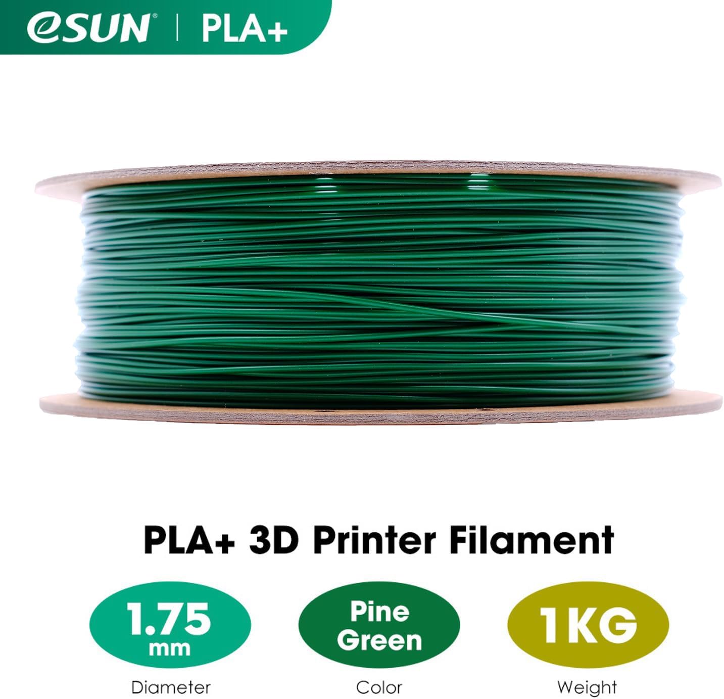 3D Printing Filament 1.75mm 1KG Black, High Accuracy