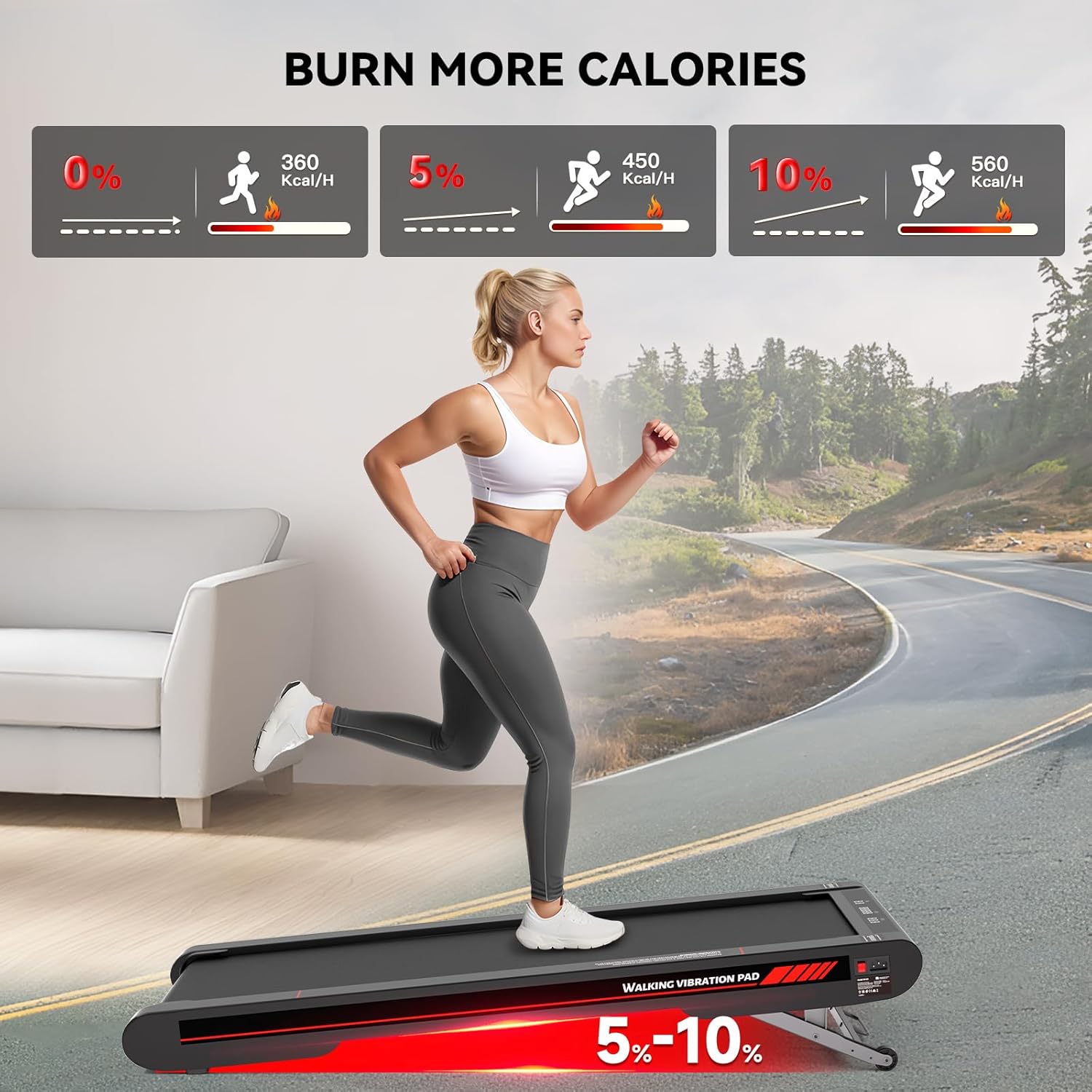 3-in-1 Walking Vibration Pad