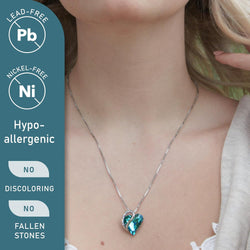 Image of Leafael Infinity Love Heart Necklace Birthstone Necklace for Women